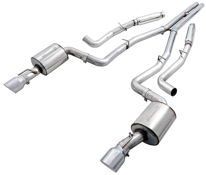 AWE Tuning Touring Exhaust Chrome Tips 17-23 Dodge Charger 5.7L